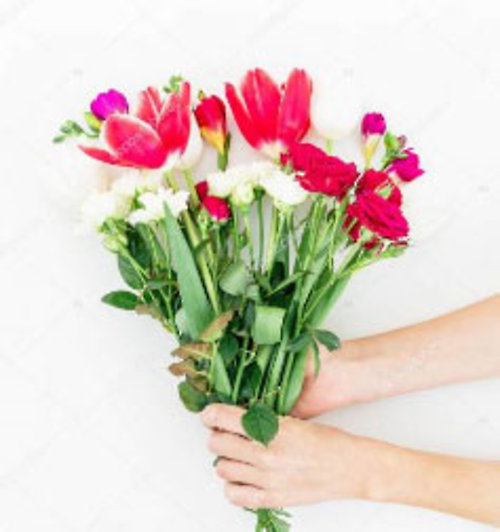 Add Some Cut Flowers to Arrangement