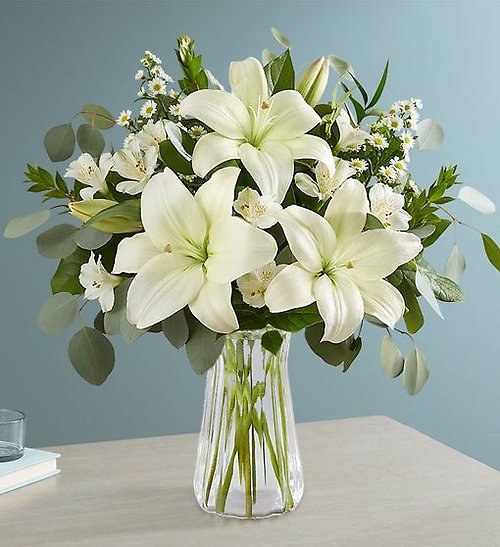 Norwood White Lily Bouquet