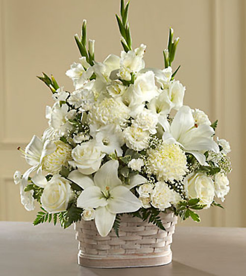 My Peaceful Garden Funeral Flower Arrangement
