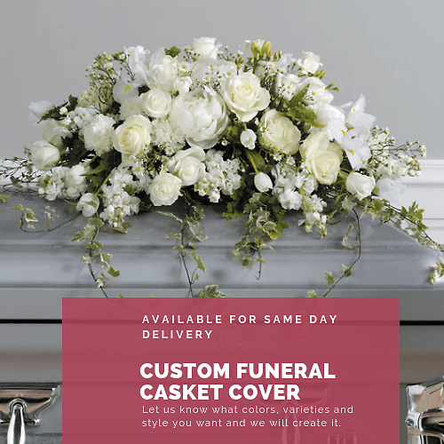 Custom Casket Cover (Custom Directions Added to Special Instruct