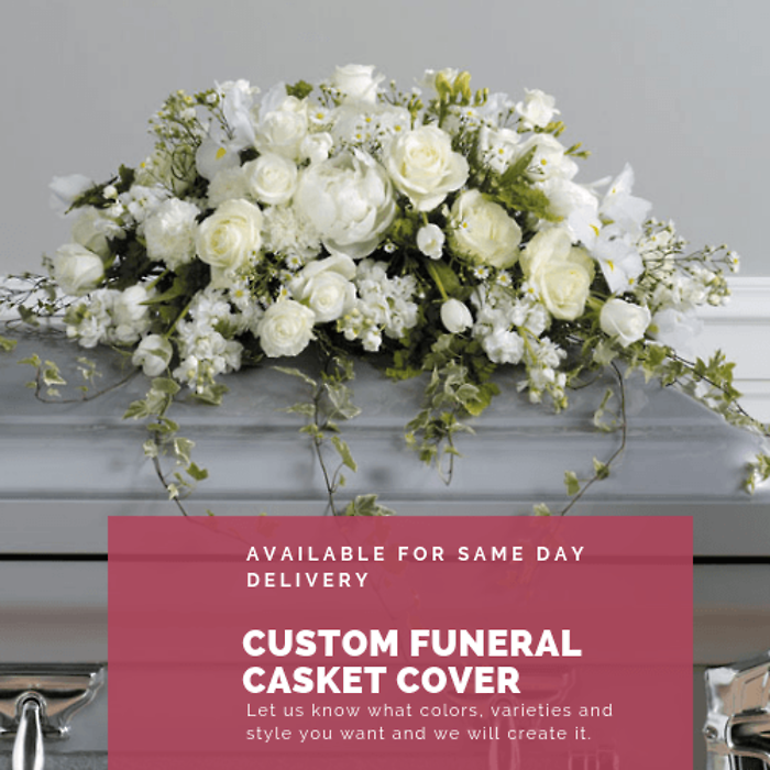 Custom Casket Cover (Custom Directions Added to Special Instruct