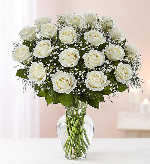 2 Dozen White Rose Vase We can use floral spray to spray paint r