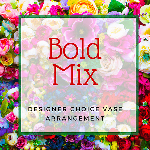 Bold Bright Vase Arrangement