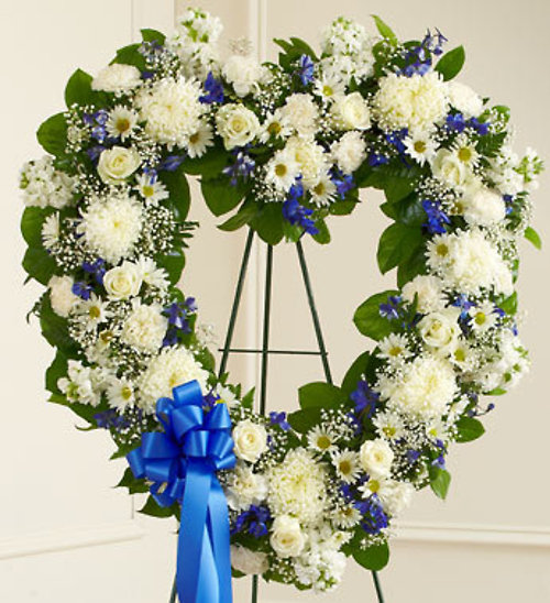 Blue &#038; White Heart