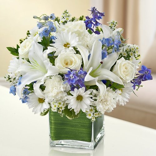 Blue &#038; White Love Cube
