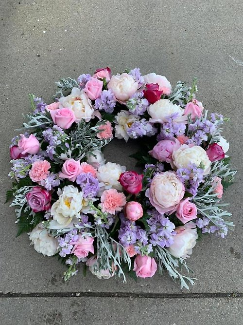 High End Pastel Bliss Wreath