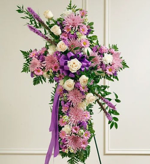 Lavender Standing Cross