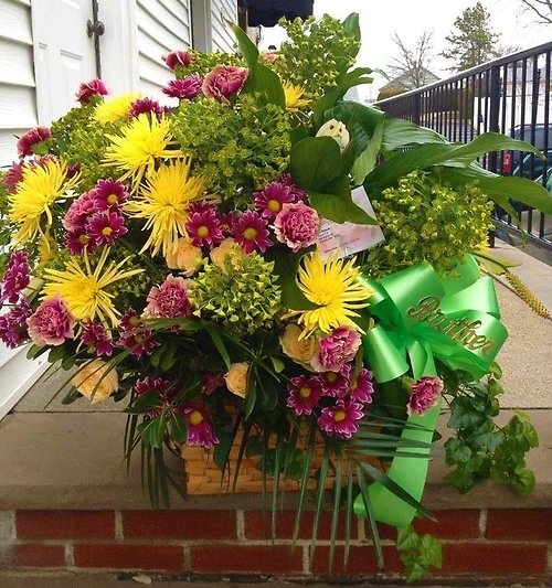 Beautiful Life Funeral Basket