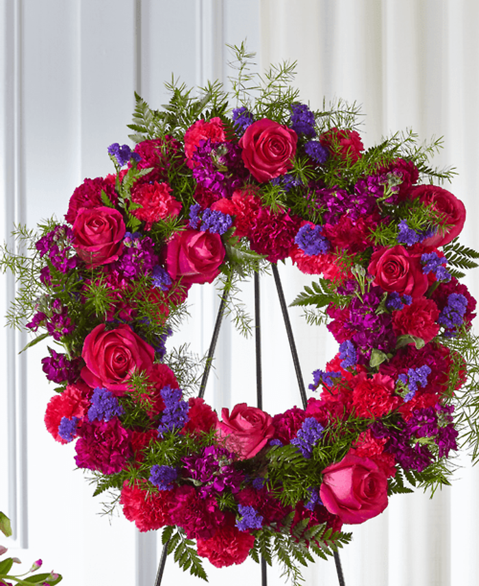Calming Colors Wreath
