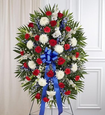 Patriotic Farewell Spray