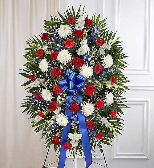 Patriotic Farewell Spray