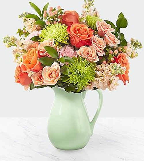 Pop of Color Aqua (made in clear vase)