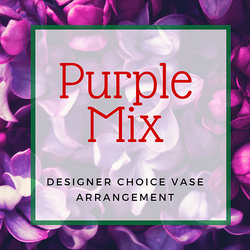 Purple Mixed Vase Arrangement