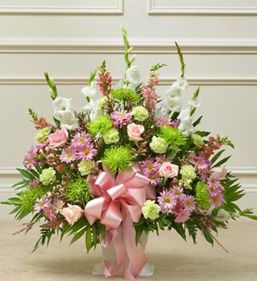 Heartfelt Pastel Sympathy Basket