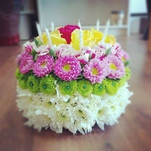 Birthday Flower Cake