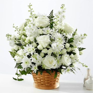Sentimental Basket in White