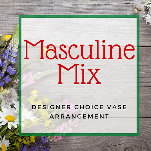 Masculine Vase Arrangement