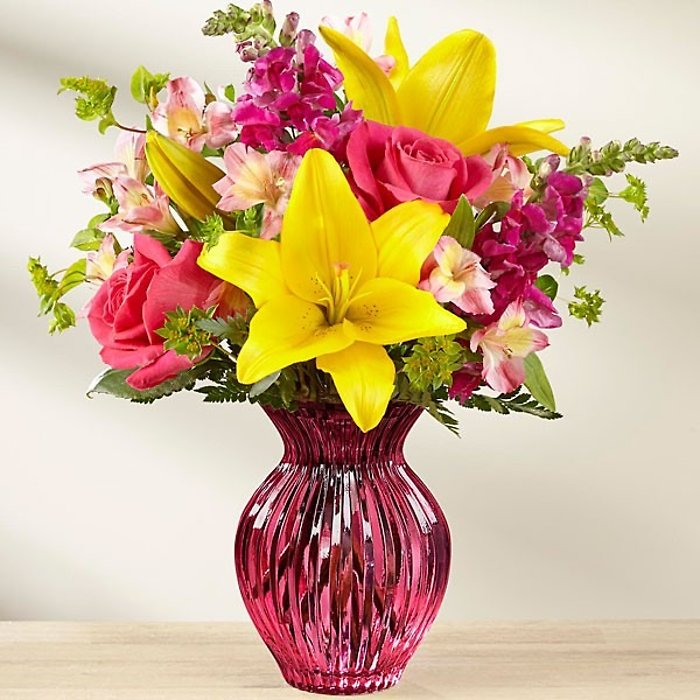 Happy Spring (made in a clear vase)